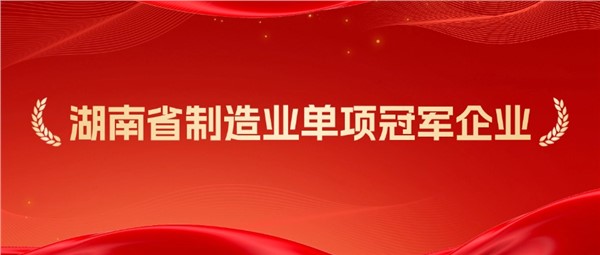 方恒新材獲評(píng)“湖南省制造業(yè)單項(xiàng)冠軍企業(yè)”稱號(hào)